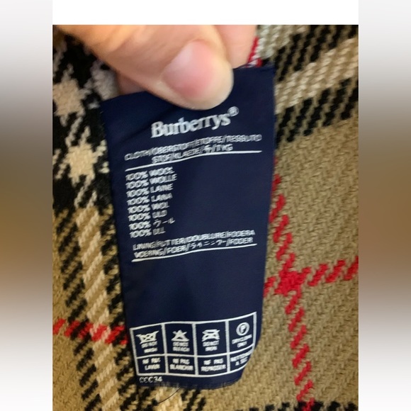 ❌SOLD❌Vintage Oversized BURBERRY Nova Check British Khaki Trench - Mint! - Picture 9 of 16